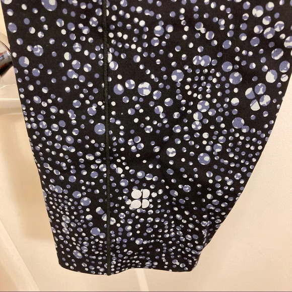SWEATY BETTY Sz XL  Power Splatter Bubble Pattern High Rise 7/8 Leggings - Picture 8 of 8